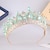 billige Tiarer og kroner-Crown Tiaras Hodepryd Legering Bryllup Bursdag Elegant søt stil Med Krystall Hodeplagg Hodeplagg