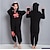 cheap Animal Costume-Kigurumi Pajamas Fancy Costume Nightwear Animal Ririchiyo Shirakiin Cartoon Cosplay Warm Funny Costume Comfy Adults' Unisex Men and Women Halloween Carnival Party Performance Homewear Dress Up
