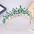 billige Tiarer og kroner-Crown Tiaras Hodepryd Legering Bryllup Bursdag Elegant søt stil Med Krystall Hodeplagg Hodeplagg