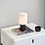 voordelige nachtlamp-minimalistische draadloze aluminium bruine tafellamp