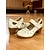 economico Scarpe per balli latini-scarpe da ballo comode da donna modello Mary Jane - décolleté da ballo in morbida pelle con tacco a blocco per gli spettacoli teatrali delle mamme &amp;spettacoli in costume