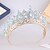billige Tiarer og kroner-Crown Tiaras Hodepryd Legering Bryllup Bursdag Elegant søt stil Med Krystall Hodeplagg Hodeplagg