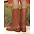 voordelige Cowboy &amp; Western Boots-Witte westernlaarzen voor dames - klassieke halfhoge stijl, comfortabele lage hak, perfect voor landelijke outfits, buitenevenementen en dagelijks gebruik