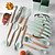 cheap Kitchen Set-Silicone Kitchenware Set 19-piece Tool Kit Set Storage Bucket Kitchen Knife Straw Color Set