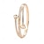 baratos Pulseiras-Zircão Clássico Séries Totem Elegante Moda Personalizada Simples cromada Pulseira de jóias Prata / Dourado Para Casamento Festa Noivado Baile de Formatura