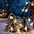 abordables Tiras de Luces LED-Luces de cadena de hadas de árbol de copo de nieve 6m 40LEDs luces de corona de Año Nuevo blanco cálido para decoración de hogar árbol balcón jardín boda fiesta de cumpleaños
