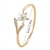 baratos Pulseiras-Zircão Clássico Forma de flor Moda Estilo bonito Personalizada Na moda cromada Pulseira de jóias Prata / Dourado Para Casamento Festa Noivado Baile de Formatura