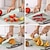cheap Kitchen Set-Silicone Kitchenware Set 19-piece Tool Kit Set Storage Bucket Kitchen Knife Straw Color Set