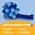 abordables Juguetes para masticar para mascotas-Juguete interactivo de peluche para mascotas con función olfativa - 1 unidad de pelota masticable que suelta comida para entrenamiento canino y limpieza dental