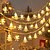 abordables Tiras de Luces LED-Luces de cadena de hadas de árbol de copo de nieve 6m 40LEDs luces de corona de Año Nuevo blanco cálido para decoración de hogar árbol balcón jardín boda fiesta de cumpleaños