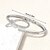 billiga Armband-Zircon Klassisk Gypsophila Elegant Mode Personlig Trendig Krom Armband Smycken Silver / Guld Till Bröllop Fest Förlovning Bal