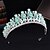 abordables Tiara &amp; Coronas-Tiaras de la corona Vestimenta de Cabeza Legierung Boda Cumpleaños Elegante Estilo lindo Con Cristal Celada Sombreros