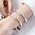 cheap Bracelets-Zircon Retro Snake Elegant Fashion Personalized Trendy Chrome Bracelet Jewelry Silver / Golden For Wedding Party Engagement Prom