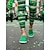 preiswerte St. Patrick&amp;#39;s Day-Grüne Damen-Slipper aus Canvas zum Hineinschlüpfen für den St. Patrick's Day – bequeme, lässige und vielseitige Sneaker für Paraden, Festivals und den Alltag