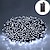 abordables Guirlandes lumineuses à brancher-50 m 100 m extérieur étanche guirlande lumineuse festival fête lumière décorative 8 modes coque en fer alimentation étanche jardin jardin lampe d'éclairage de jardin 24 v basse tension 1 ensemble