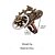 billige tilbehør-Dame Mardi Gras Steampunk Antik Legering Gear  Urhænder Ring - Multi-Farve Industrielt Tilbehør til Karneval  Klæd Dig Op