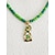 billige Tilbehør-Damekjede med kløvermotiv i legering og akryl med flere anhengsstiler, grønne perler, perfekt for St. Patricks dag og hverdagsbruk.
