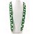 billige St. Patricks Day-Grønne shamrock-seleholdere og sløyfesett for menn, polyestermateriale, perfekt for St. Patricks dag, karneval og hverdagsbruk