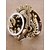 billige tilbehør-Dame Mardi Gras Steampunk Antik Legering Gear  Urhænder Ring - Multi-Farve Industrielt Tilbehør til Karneval  Klæd Dig Op
