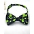 voordelige Accessoires-Herenstropdas van polyester met een tweekleurige klaverprint, perfect voor St. Patrick's Day en carnavalsvieringen.