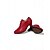 baratos Sapatos Para Dança de Salão &amp; Dança Moderna-Sapatos profissionais femininos para dança latina - sapatos de salto médio com cadarço em couro sintético vermelho para prática de dança de salão, ideais para salsa e tango. Confortáveis e estáveis.