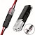 billige Husholdningsartikler-50 stk. stikbare LED-ledningsstik, kompakte 2-bens 2-vejs universelle ledningsterminaler, AWG 20-24 afisoleringsfri hurtigsplejsningsledningsstik