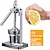 baratos Até 30 $-Espremedor de frutas manual em ferro fundido, espremedor de limão manual em aço inoxidável, espremedor de frutas cítricas resistente para bancada, ideal para limonada, suco de laranja e limão frescos,