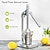 baratos Até 30 $-Espremedor de frutas manual em ferro fundido, espremedor de limão manual em aço inoxidável, espremedor de frutas cítricas resistente para bancada, ideal para limonada, suco de laranja e limão frescos,