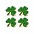 cheap Accessories-Women's St. Patrick's Day Shamrock Brooch Pin Set, Alloy Material w, 4-Piece Clover Pin Set, Elegant &amp; Festive Irish Style for Hats, Jackets, Bags, Parades, Parties &amp; Holiday Celebrations