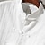 economico Casual da lavoro-Per uomo Camicia Camicia di lino Camicia con colletto cinese Camicia con colletto alla coreana Camicia casual Camicia di cotone Semplice Vacanza Camicia hawaiana Nero Bianco Blu marino Beige Manica
