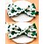 voordelige Accessoires-Herenstropdas van polyester met een tweekleurige klaverprint, perfect voor St. Patrick's Day en carnavalsvieringen.