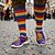 abordables Chaussures pour hommes-Chaussures Décontractées à Enfiler avec Imprimé de Masque de Mardi Gras pour Hommes - Chaussures Festives Légères et Respirantes pour les Parades de Carnaval Célébrations de Rue Fêtes à Thème et