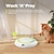 abordables Juguetes para gatos-Juguete interactivo para gatos Whack-a-Mole de All for Paws con sensor de movimiento, 6 agujeros, ratón de plumas automático, juguete para gatos de interior