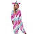 voordelige Dierenkostuum-Kigurumi-pyjama's Fancy kostuum Onesie-kostuum Dieren Eenhoorn Cartoon Warm Grappig kostuum Comfortabel Kinderen Uniseks Jongens en meisjes Kerstmis Halloween Carnaval Feest Prestatie Huiskleding