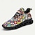 preiswerte Männer Schuhe-Herren Mardi Gras Bunte Totenkopf Sneaker – Künstlerisches Totenkopf-Design mit lebendigen Farben Ideal für Karneval Tanzpartys und festliche Feiern