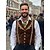 billiga Tillbehör-Herrhängslen i polyester, fiskbensmönster, vintagestil, perfekt för karneval i Köln och kostymer
