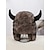 billige Tilbehør-Men's Varm Faux Ull Hornet Mardi Gras Hatt | Multicolor Dyr/Demon Stils Bomber Caps | Perfekt Karneval Maskerade  Kostyme Fester