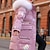 preiswerte Mädchen Daunen- und Parkajacke-Kinder Mädchen Daunenjacke Daunenjacke Einfarbig Sport Tasche warm halten Winddicht Outdoor Mantel Oberbekleidung 4-12 Jahre Winter Rosa Grün