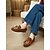 ieftine Mocasini de Damă-Mocasi de damă din suede – Loaferii cu influențe boho cu franjuri și detalii cu șiret pentru ieșiri casual călătorii și purtare zilnică