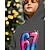 tanie Chłopięcy 3D zabawny humor-Dla obu płci 3D Graficzny Zabawny slang 67 Bluza z Kapturem Pullover Długi rękaw Druk 3D Wiosna Jesień Sport Moda Moda miejska Dzieci 4-12 lat Kaptur Codzienny Na zewnątrz Regularny