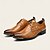 economico Scarpe Derby-scarpe oxford da uomo in similpelle con motivo coccodrillo marrone - eleganti scarpe eleganti con lacci per abbigliamento formale e da lavoro