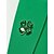 voordelige St. Patrick&amp;#39;s Day-Dameshanger met groene klaver van legering, die ook als ketting of broche gedragen kan worden, perfect voor St. Patrick's Day en dagelijks gebruik.