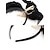 economico Accessori-Fascia nera a forma di corvo per Mardi Gras da donna - Accessorio per costume con uccelli e nido in piume - Stile gotico/stregonesco per Carnevale e masquerade