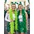 billiga St Patricks Day-Grön fjäderboa för kvinnor, mjukt fjädermaterial, perfekt för St. Patricks dag, karneval och festliga firanden