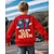 billiga Pojkens 3D Roliga Humor-Unisex Pojkar 3D Grafisk Rolig slang 67 Tröja Pullover Långärmad 3D-tryck Vår Höst Aktiv Mode Streetwear Barn 4-12 år Rund hals Ledigt Dagligen Utomhus Normal