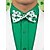 voordelige Accessoires-Herenstropdas van polyester met een tweekleurige klaverprint, perfect voor St. Patrick's Day en carnavalsvieringen.