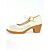 preiswerte Schuhe für Standardtanz und Modern Dance-Professionelle Damen-Tanzschuhe, Mary-Jane-Stil, niedriger Blockabsatz mit verstellbarem Riemen, atmungsaktive, perforierte Leder-Übungsschuhe für Damen, ideal für Standard-, Latein- und