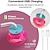 cheap Cat Toys-Modern Cat Laser Gyro Cat Toy, Rose Red