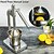 baratos Até 30 $-Espremedor de frutas manual em ferro fundido, espremedor de limão manual em aço inoxidável, espremedor de frutas cítricas resistente para bancada, ideal para limonada, suco de laranja e limão frescos,