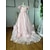 voordelige Bloemenmeisjes Jurken-Bloemenmeisjesjurk, communiejurk voor meisjes, feestjurk, trouwjurk, prinsessenjurk, zoete kerstjurk, carnavalsjurk, geplooide jurk, effen kleur, strapless, ronde hals, wit, roze, 4 jaar en ouder